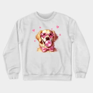 Golden Retriever Valentine Crewneck Sweatshirt